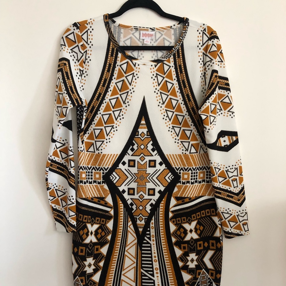 LuLaRoe Elegant Cleopatra Debbie Dress Unicorn